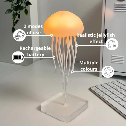 JellyGlow - The Jellyfish Lamp Ocean Inspired Mood Light Desk/Night Lamp