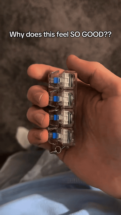 Clicky™ - Key(Chain)Board Fidget